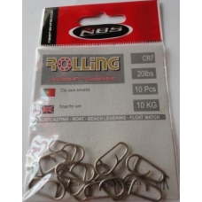Clips para amostra NBS Rolling CR7 10Pcs 5Kg